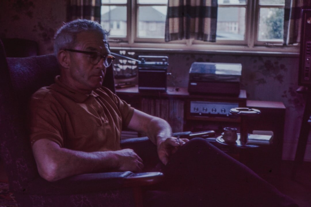 Portrait of a man television historian and editor