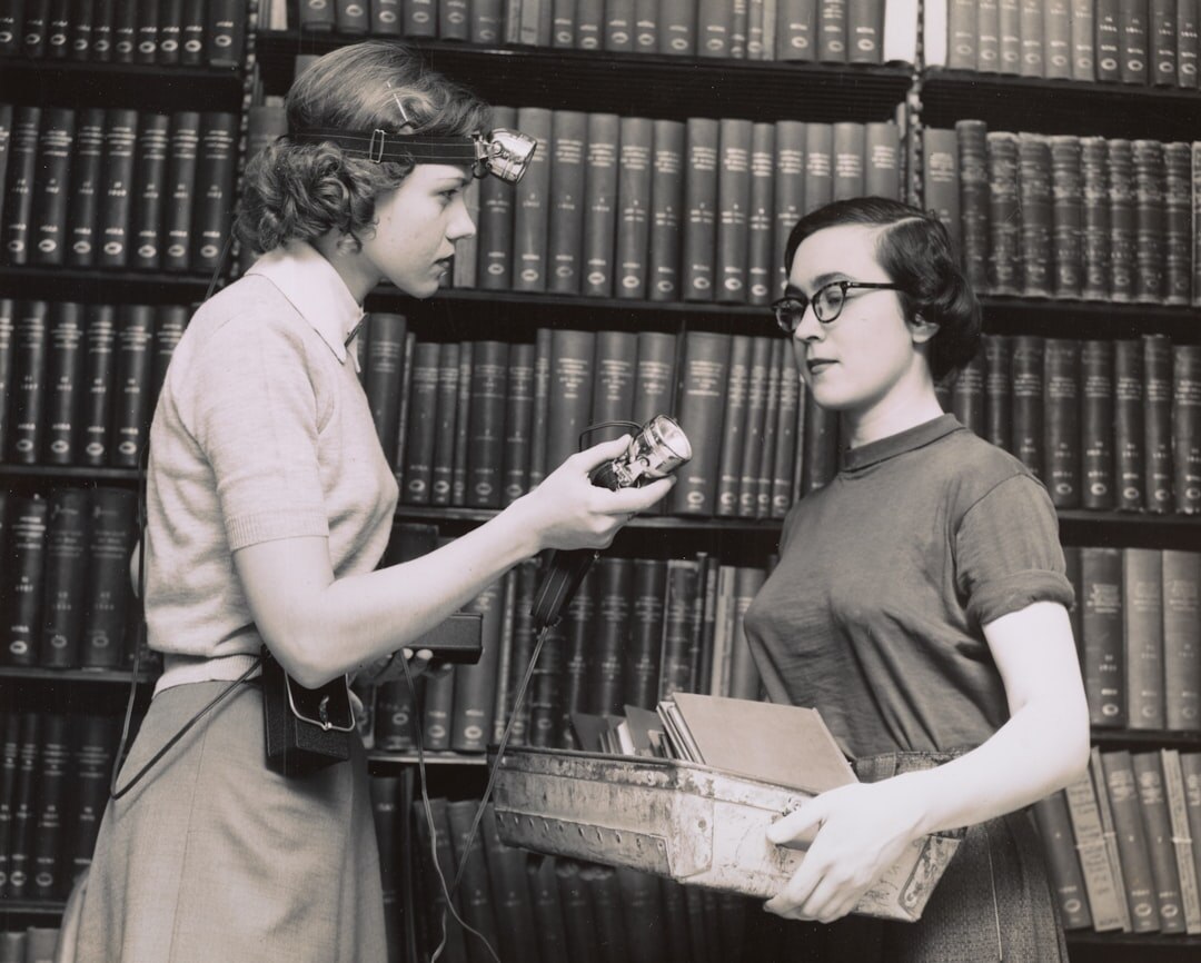 Portrait of a young woman archivist and researcher